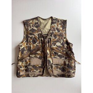 Men's Vintage GAMEHIDE Camo Insulated Duck Hunting Vest, Size M